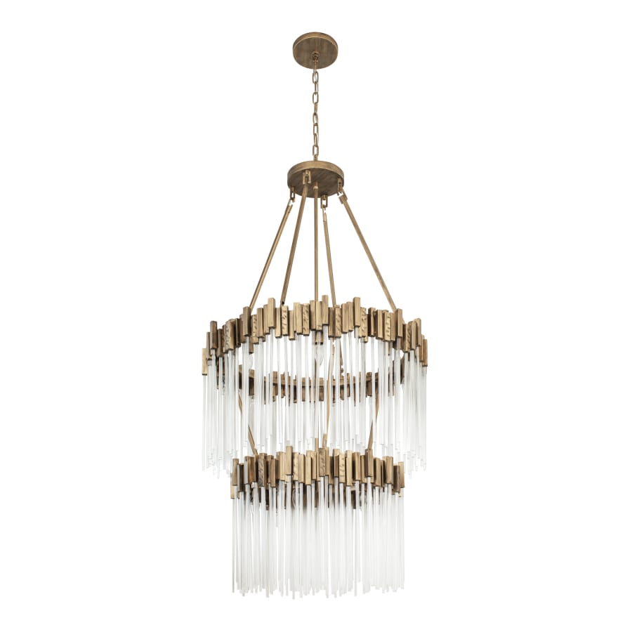 Varaluz Matrix 14 Light 30" Wide Waterfall Chandelier