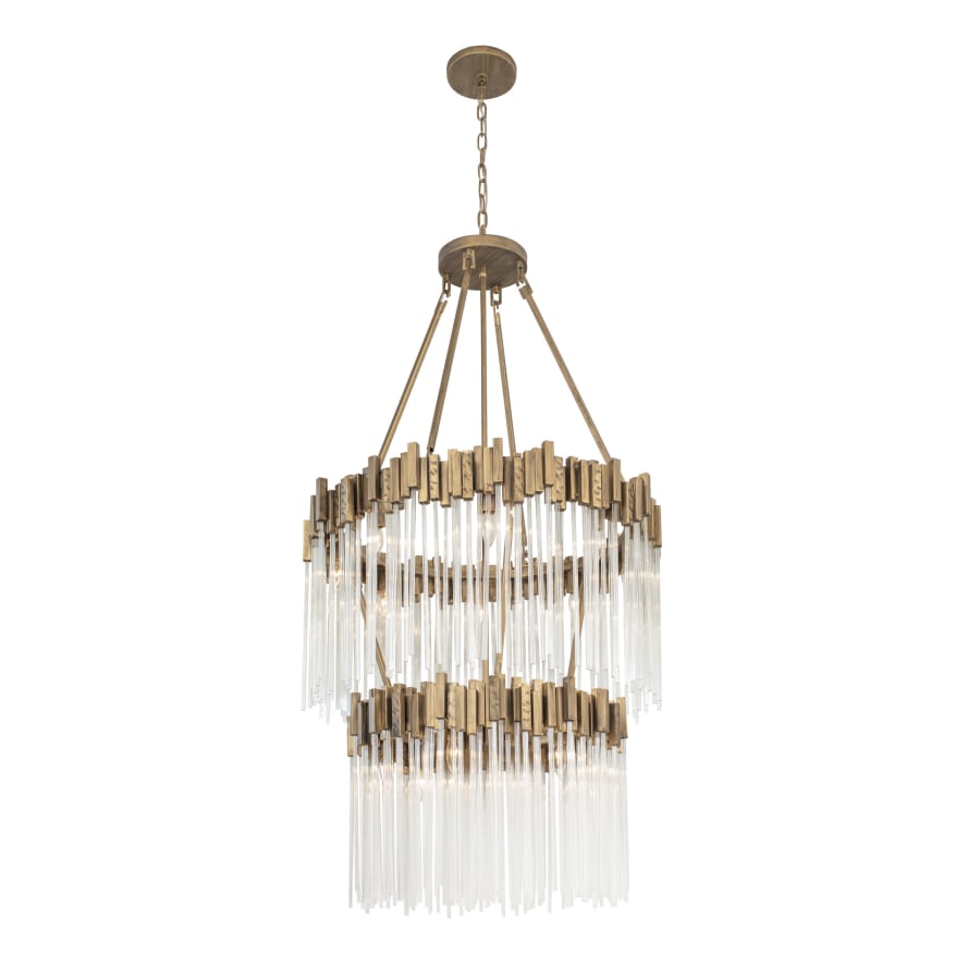 Varaluz Matrix 14 Light 30" Wide Waterfall Chandelier