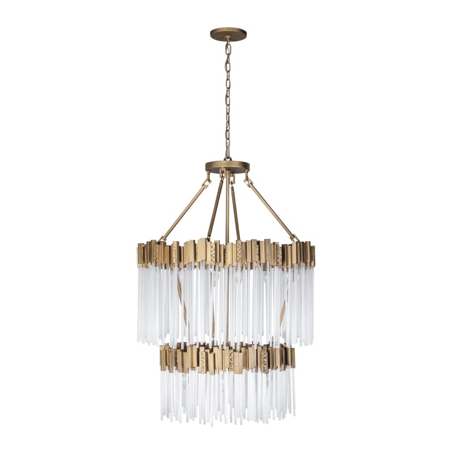 Varaluz Matrix 14 Light 30" Wide Waterfall Chandelier
