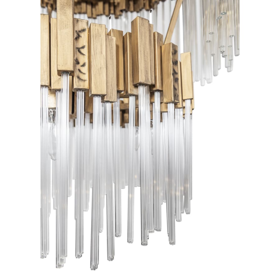 Varaluz Matrix 14 Light 30" Wide Waterfall Chandelier