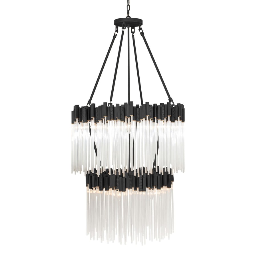 Varaluz Matrix 14 Light 30" Wide Waterfall Chandelier