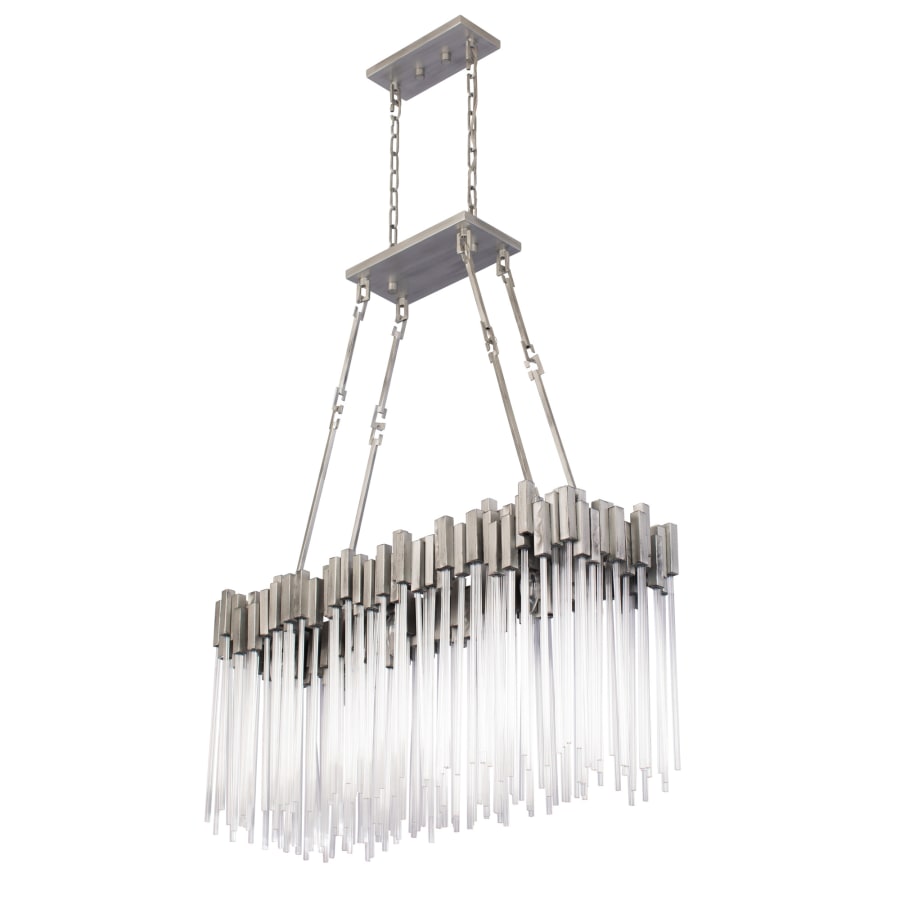 Varaluz Matrix 6 Light 37" Wide Linear Chandelier