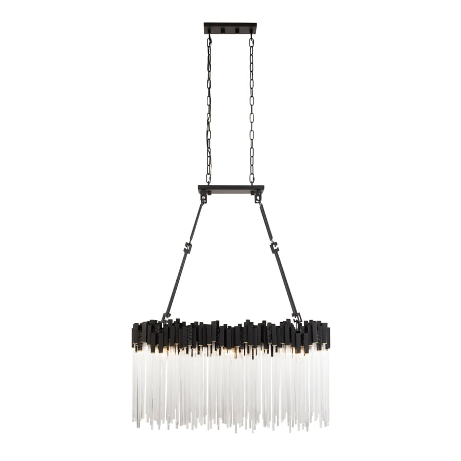 Varaluz Matrix 6 Light 37" Wide Linear Chandelier