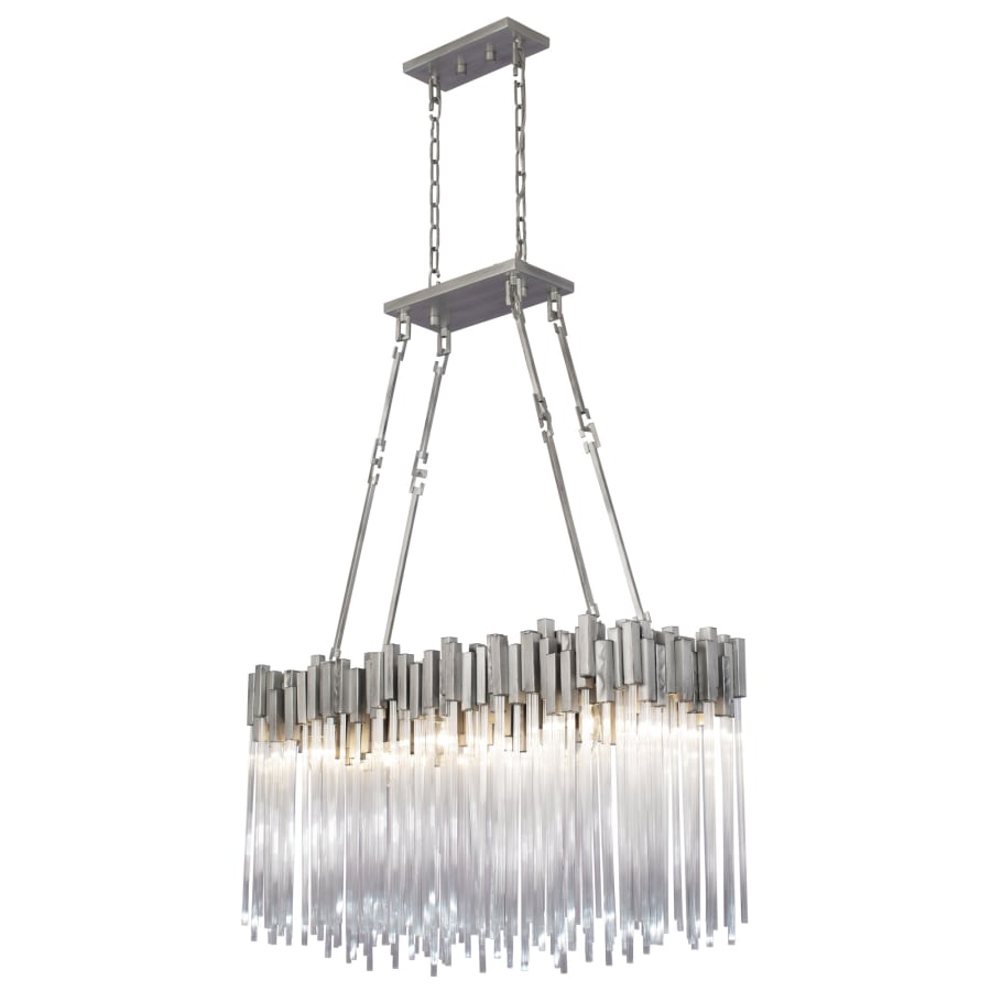 Varaluz Matrix 6 Light 37" Wide Linear Chandelier