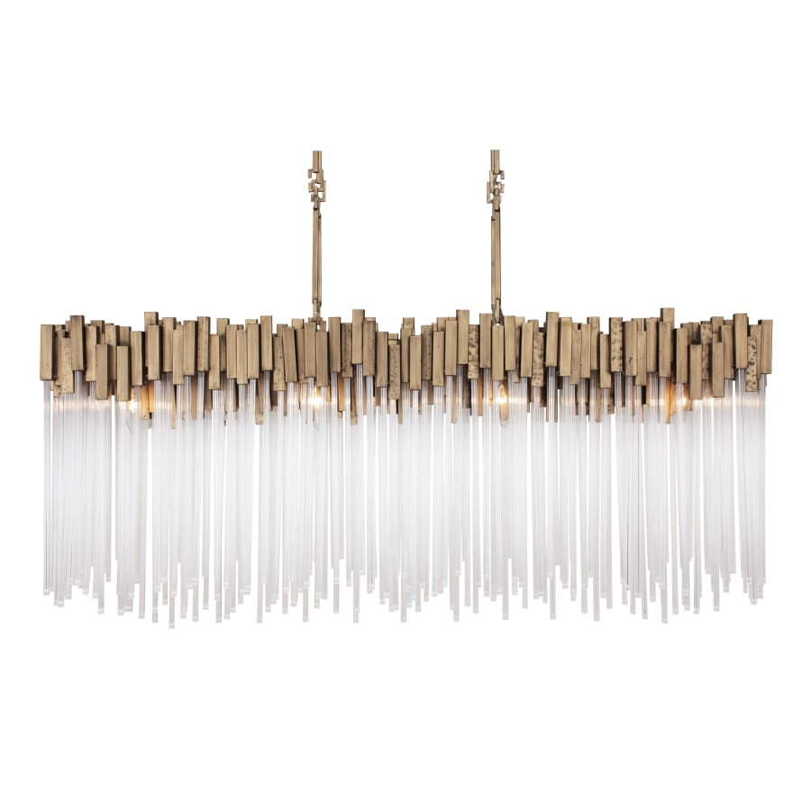 Varaluz Matrix 8 Light 49" Wide Linear Chandelier