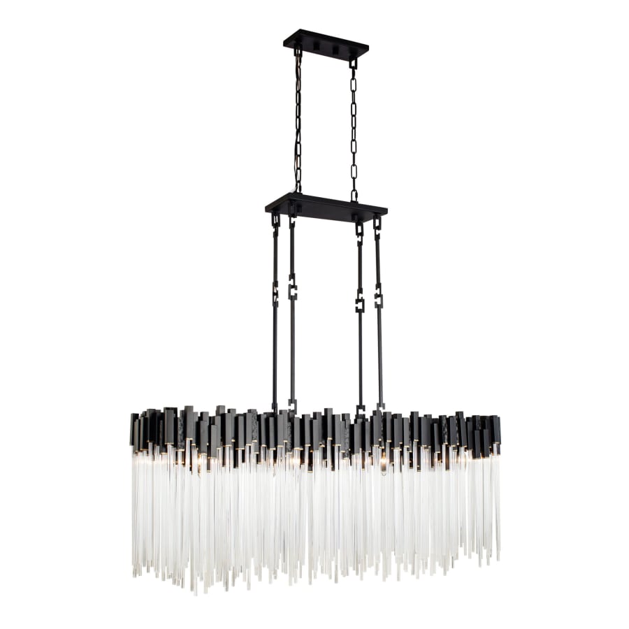 Varaluz Matrix 8 Light 49" Wide Linear Chandelier