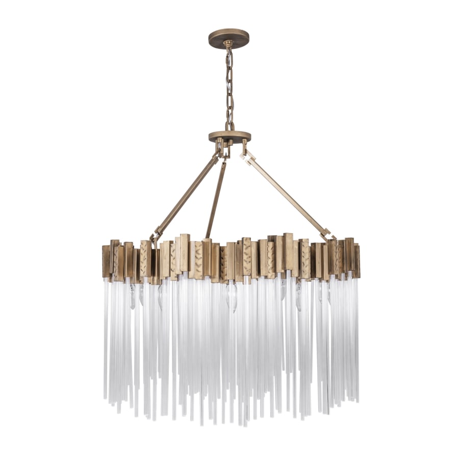 Varaluz Matrix 10 Light 30" Wide Ring Chandelier