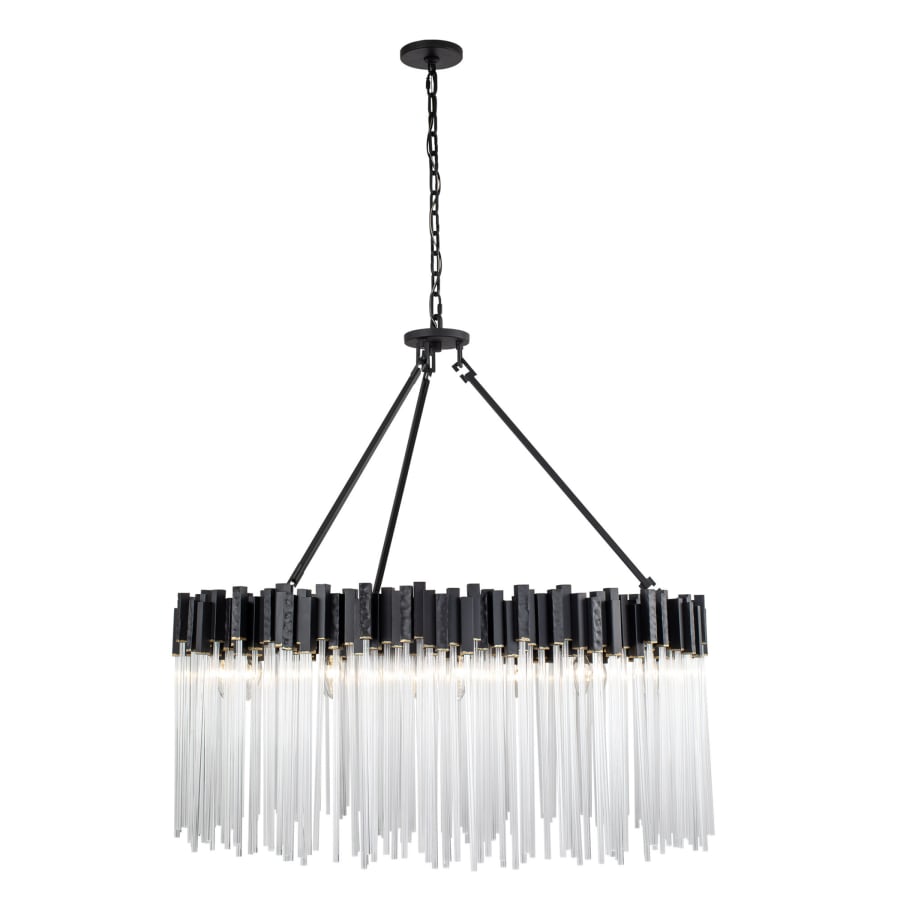 Varaluz Matrix 12 Light 40" Wide Ring Chandelier