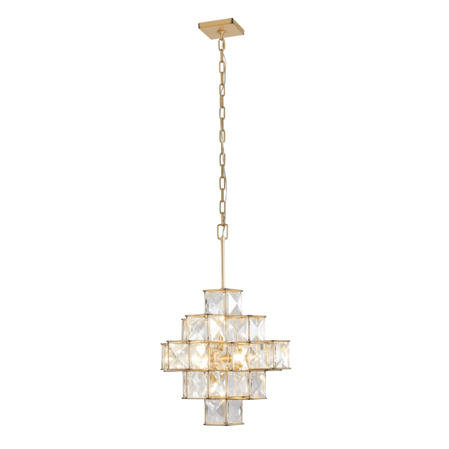 Varaluz Cubic 6 Light 26" Wide Crystal Chandelier