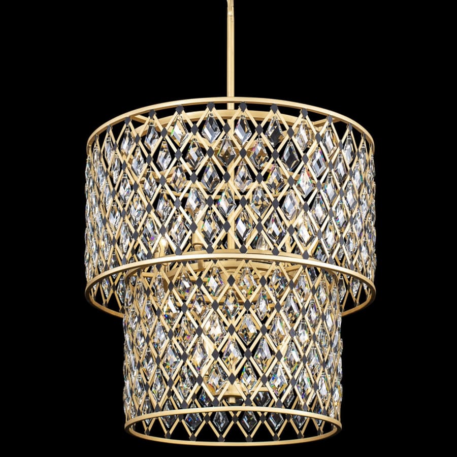 Varaluz Windsor 7 Light 25" Wide Crystal Waterfall Chandelier