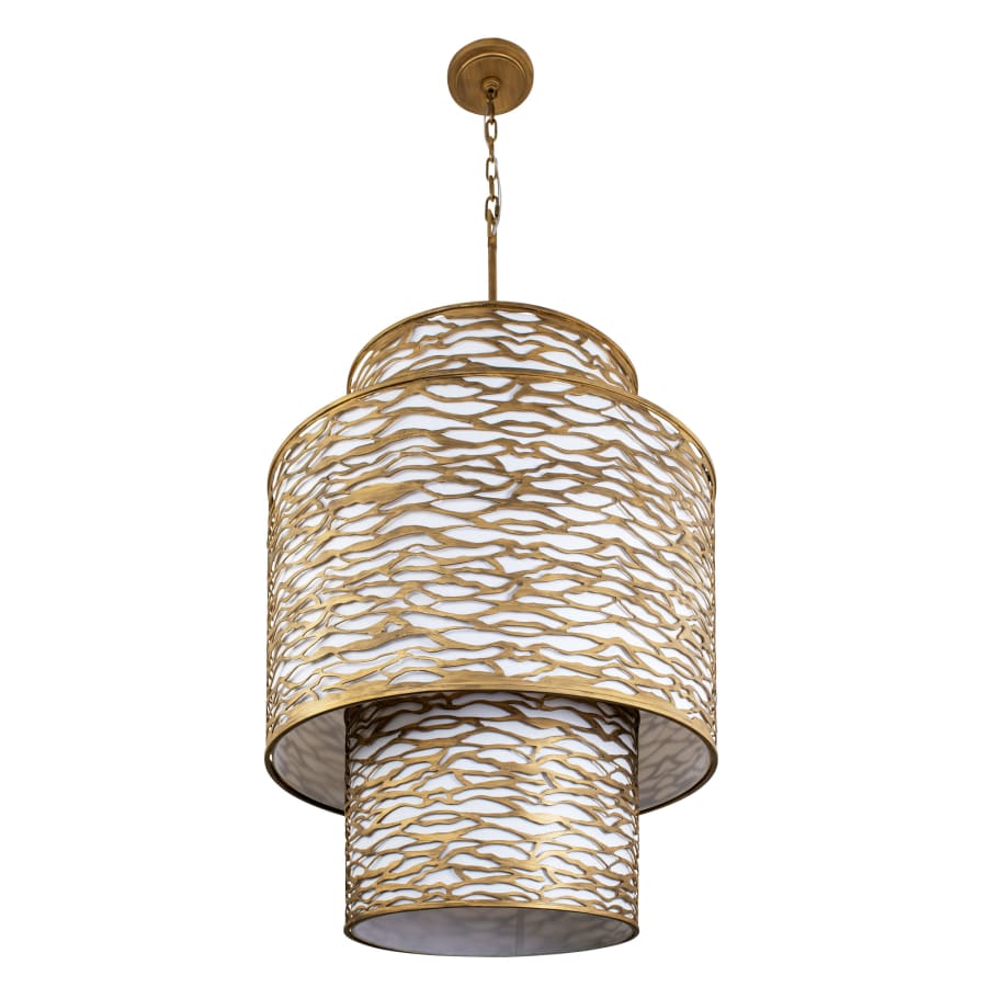 Varaluz Kato 16 Light 32" Wide Waterfall Chandelier
