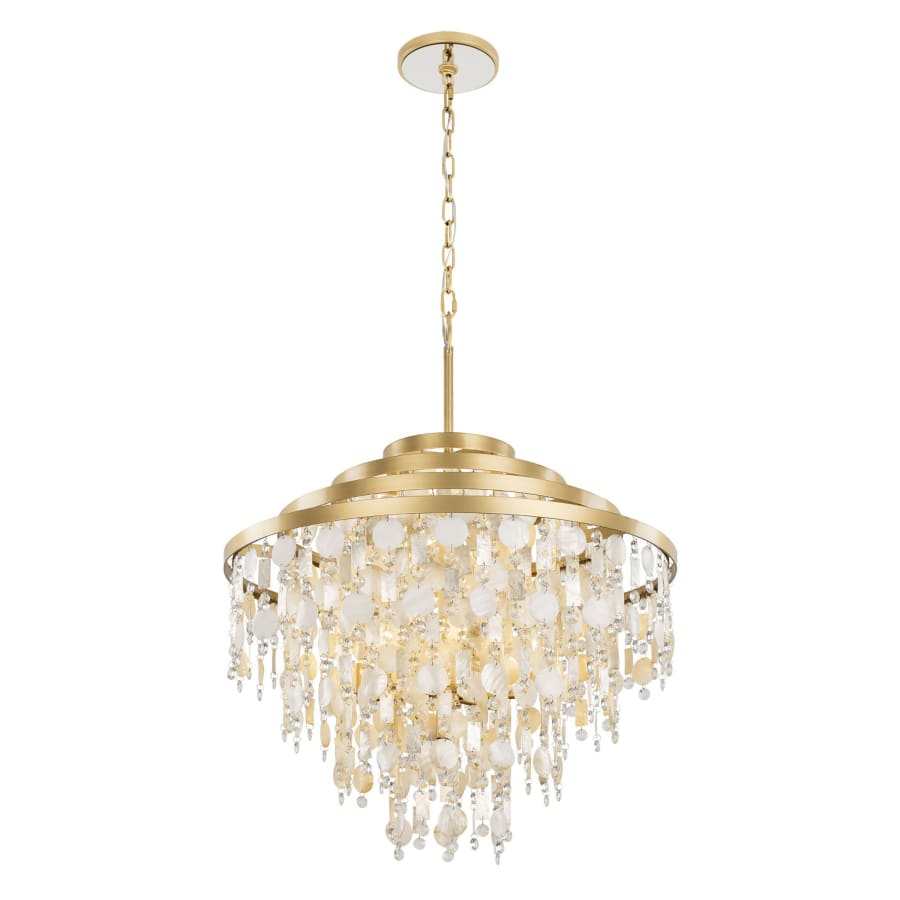 Varaluz Kalani 10 Light 28" Wide Waterfall Chandelier