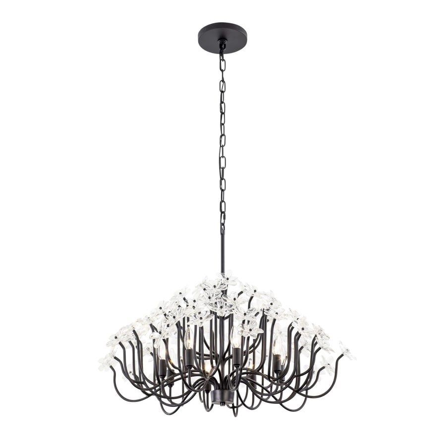Varaluz Wildflower 8 Light 32" Wide Candle Style Chandelier