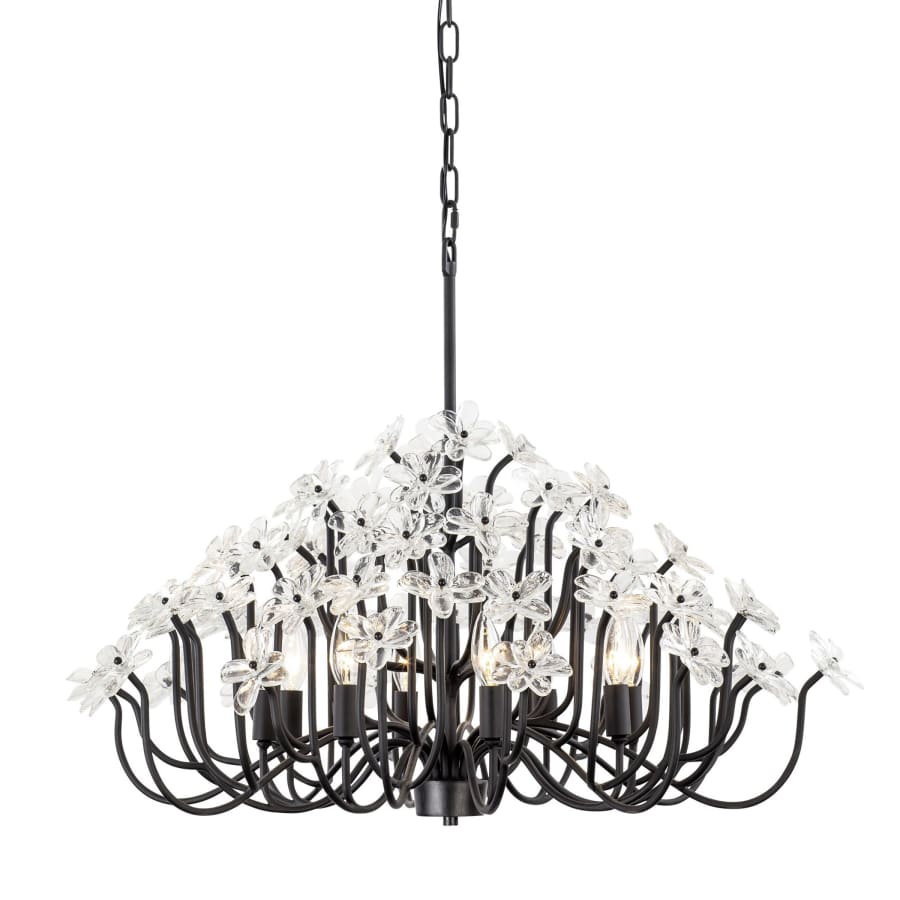 Varaluz Wildflower 8 Light 32" Wide Candle Style Chandelier