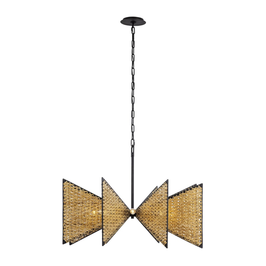 Varaluz Machina 8 Light 32" Wide Abstract Chandelier