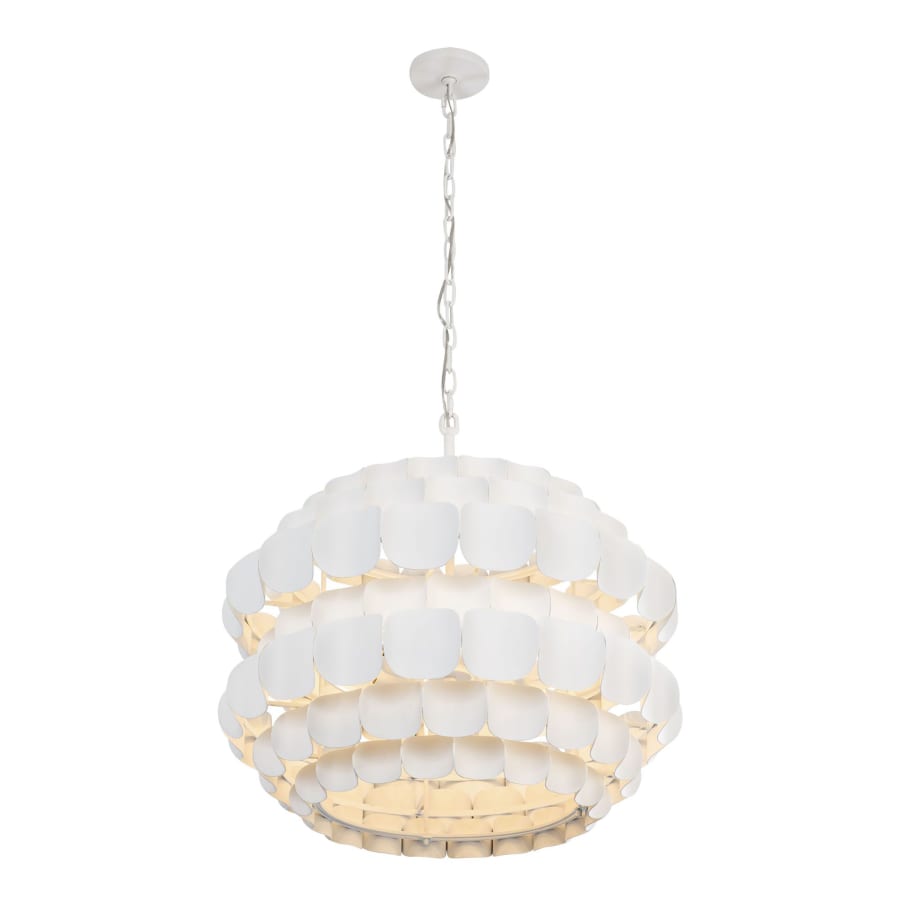 Varaluz Swoon 6 Light 27" Wide Drum Chandelier