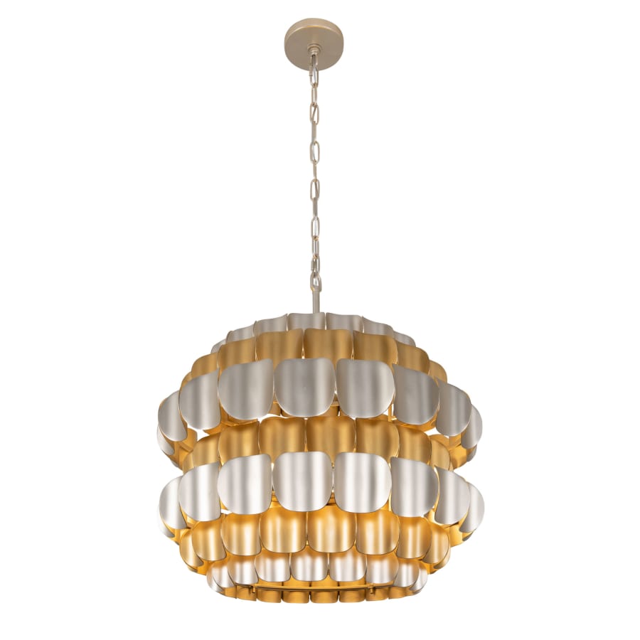 Varaluz Swoon 6 Light 27" Wide Drum Chandelier