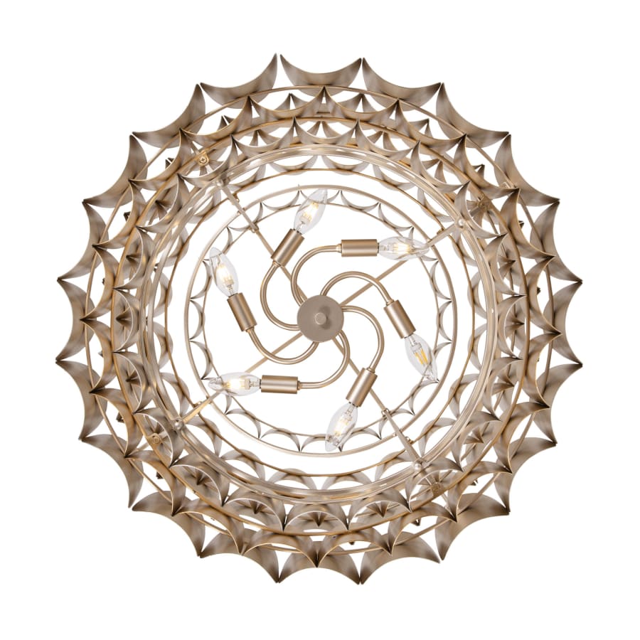 Varaluz Swoon 6 Light 27" Wide Drum Chandelier