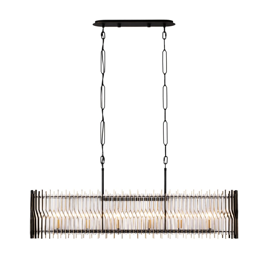 Varaluz Park Row 6 Light 48" Wide Linear Pendant