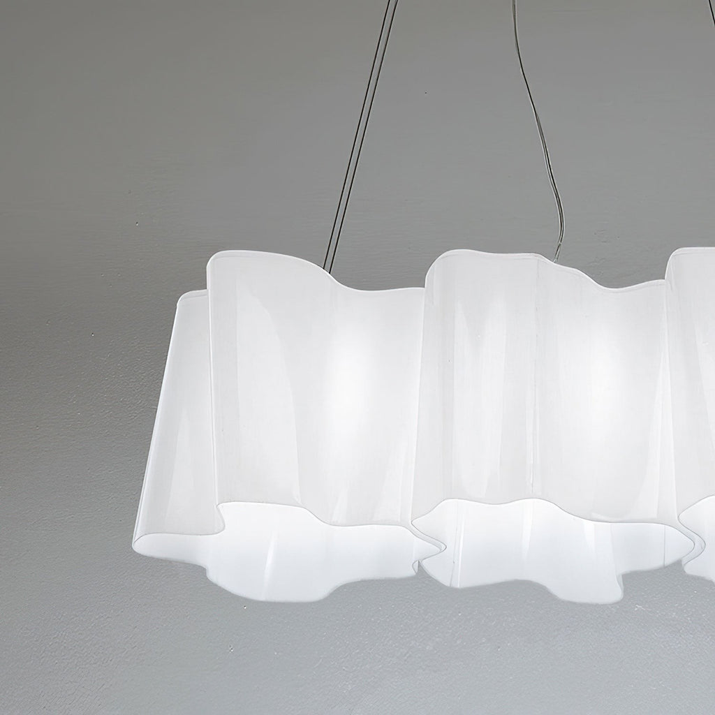 Velmora Wave Glass Chandelier