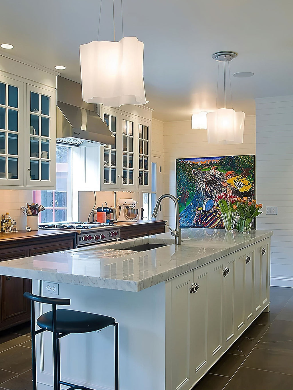 Velmora Wave Glass Chandelier