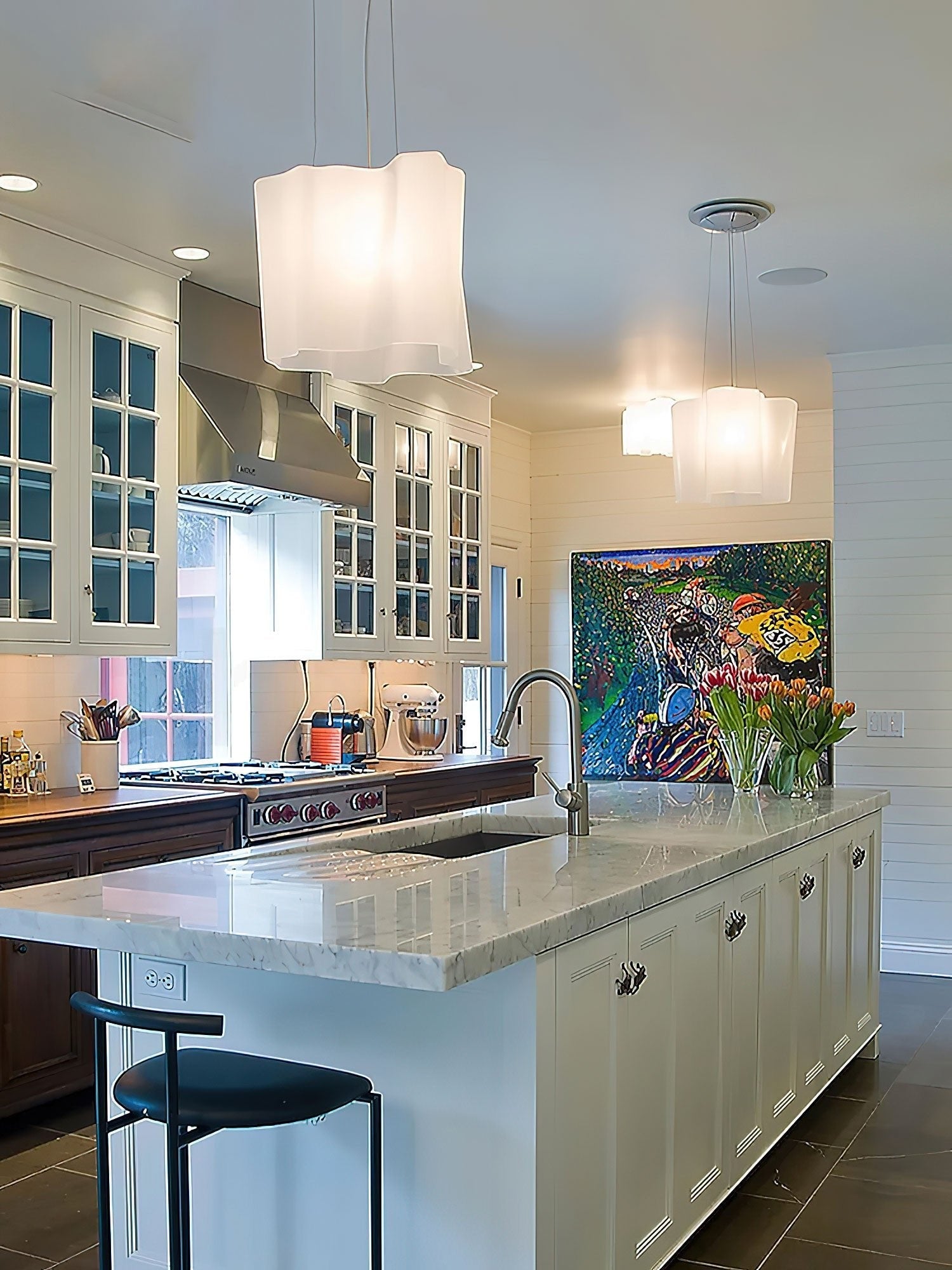 Velmora Wave Glass Chandelier