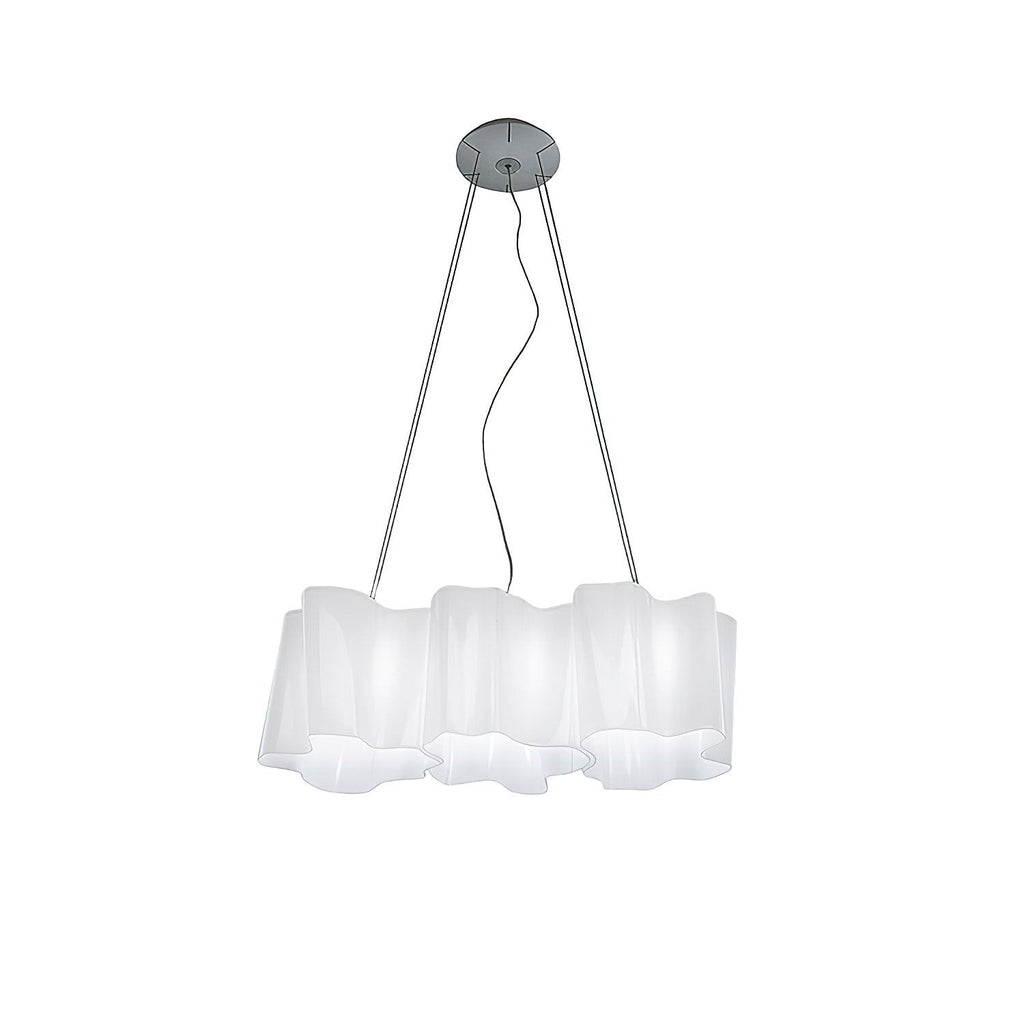 Velmora Wave Glass Chandelier