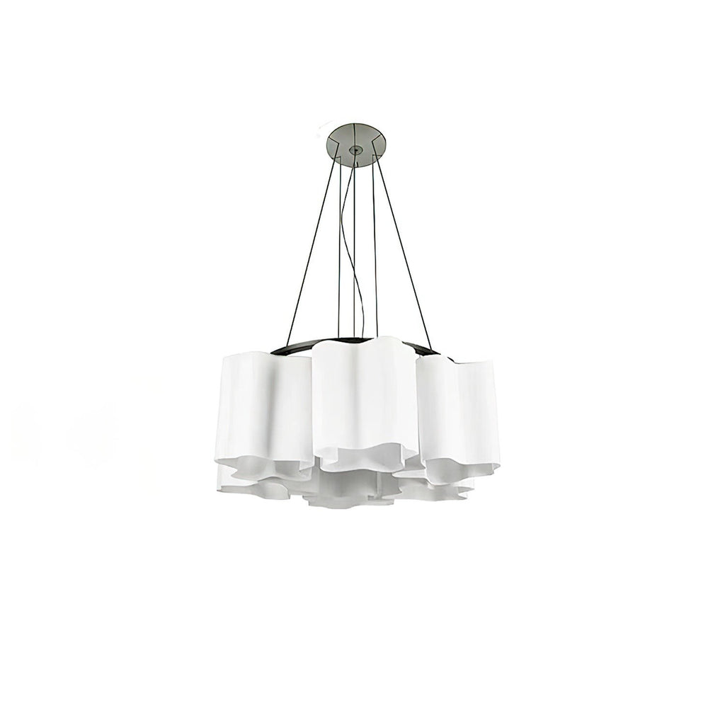 Velmora Wave Glass Chandelier