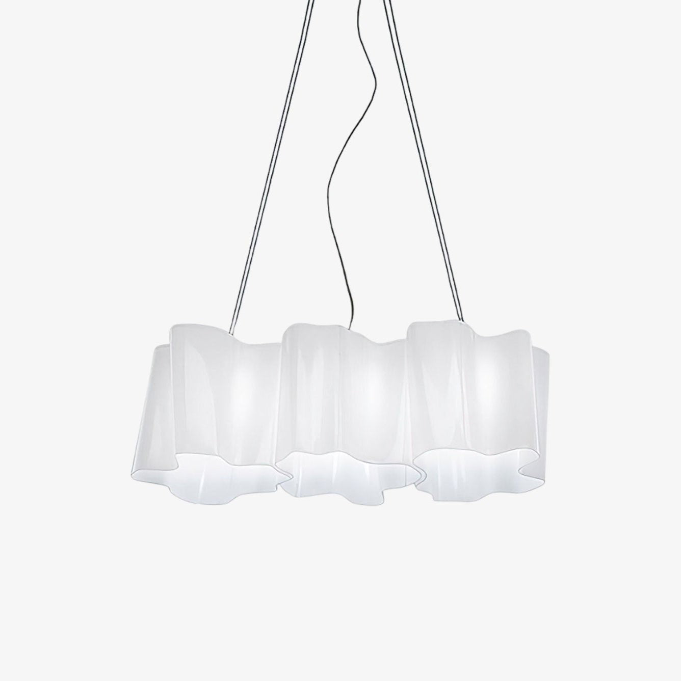 Velmora Wave Glass Chandelier