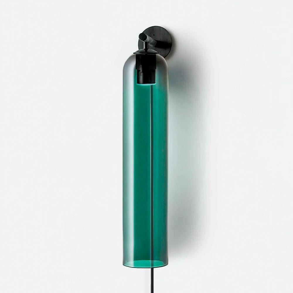 Veridian Cylindra Glass Wall Sconce