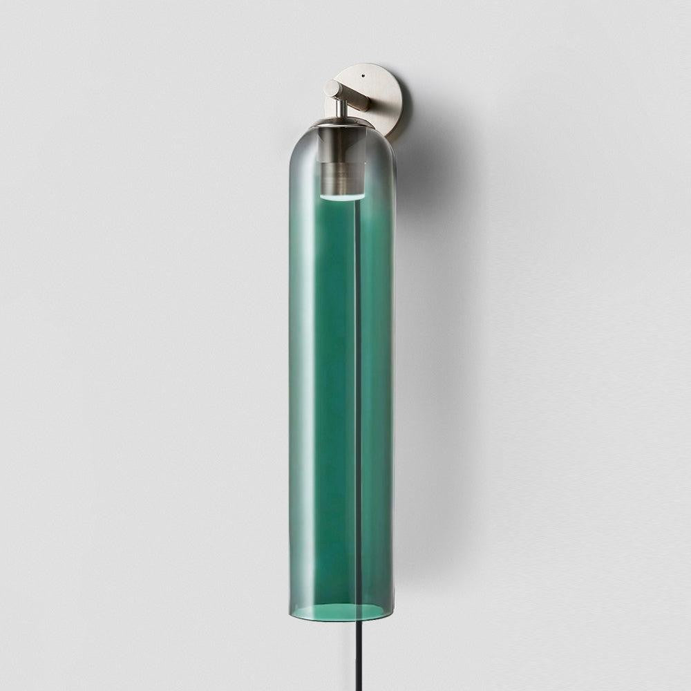 Veridian Cylindra Glass Wall Sconce