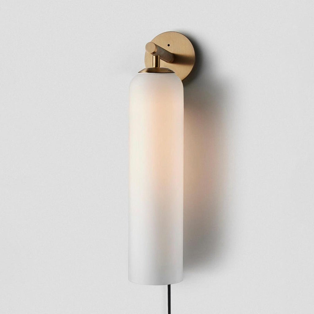 Veridian Cylindra Glass Wall Sconce
