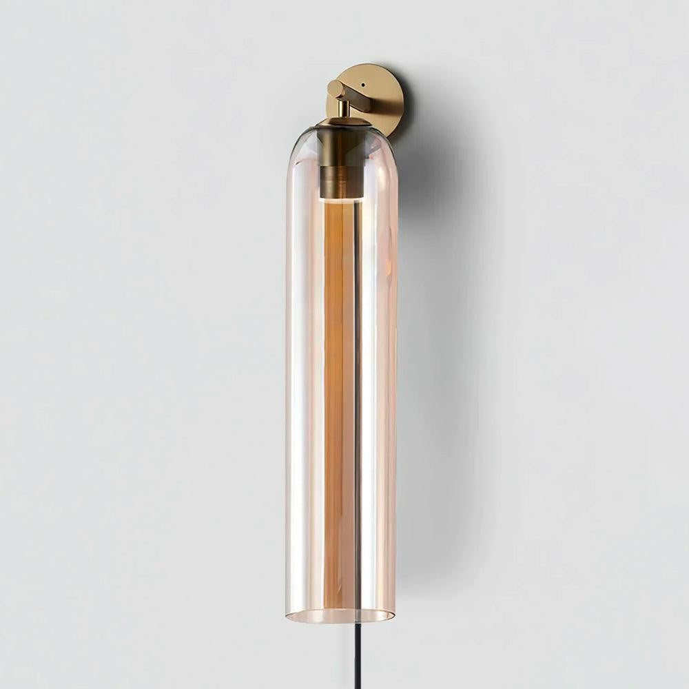 Veridian Cylindra Glass Wall Sconce