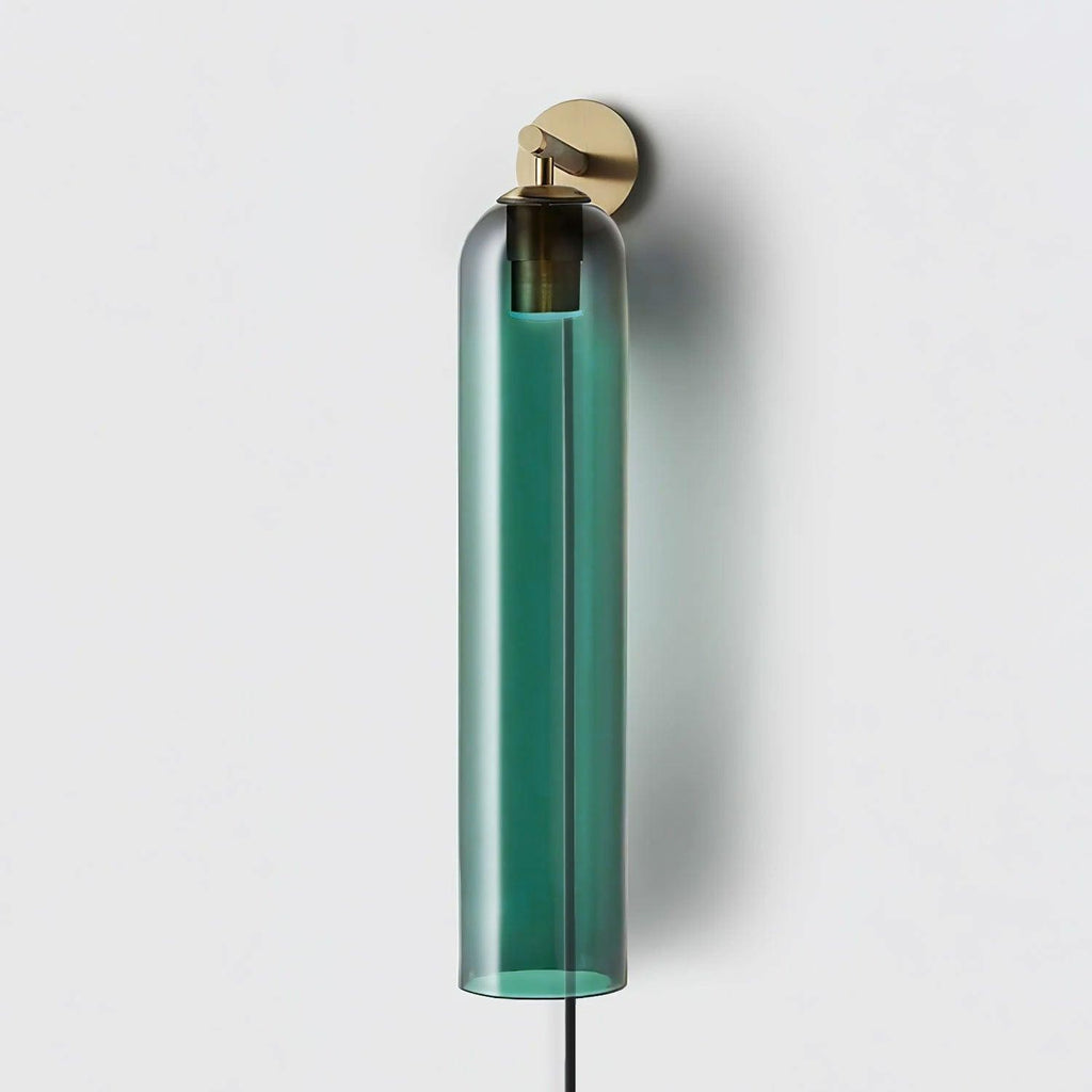 Veridian Cylindra Glass Wall Sconce