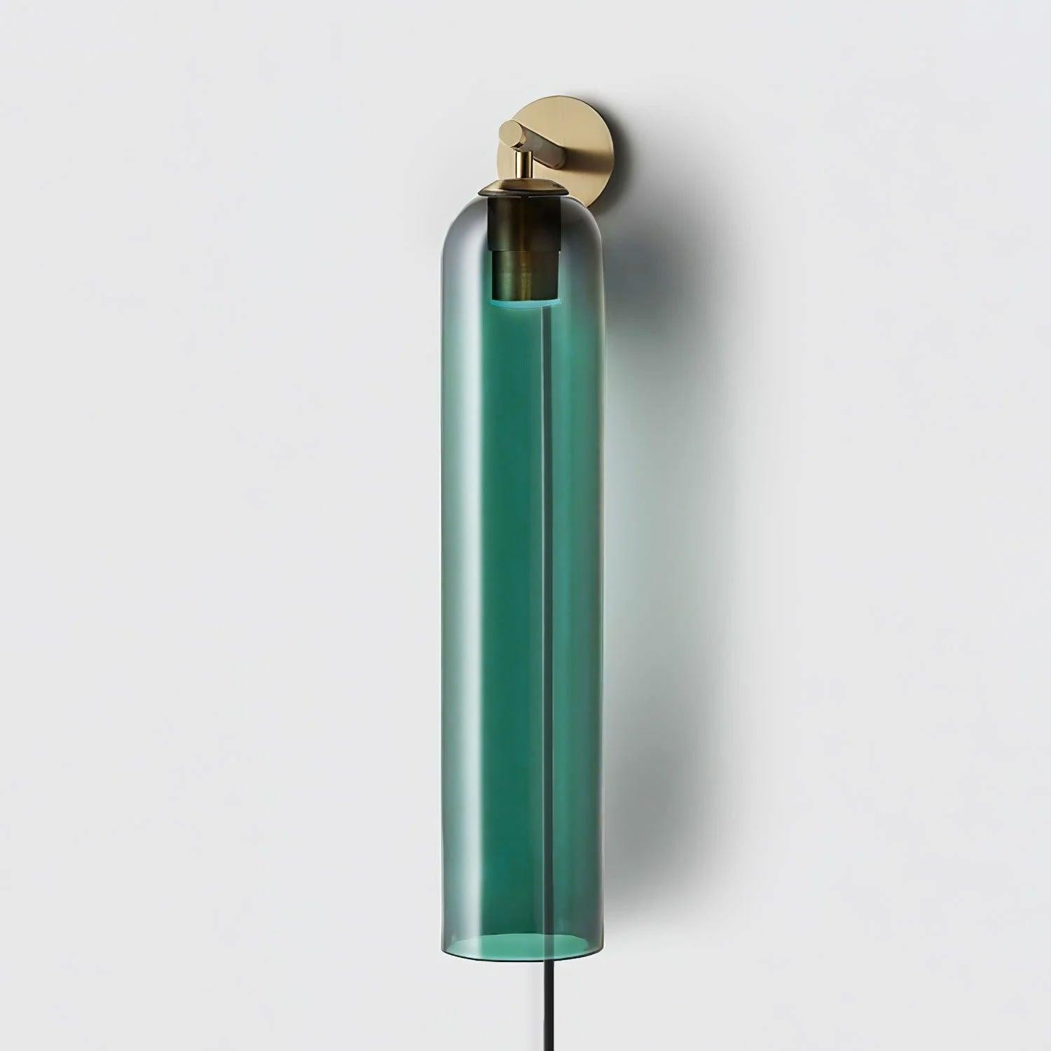 Veridian Cylindra Glass Wall Sconce