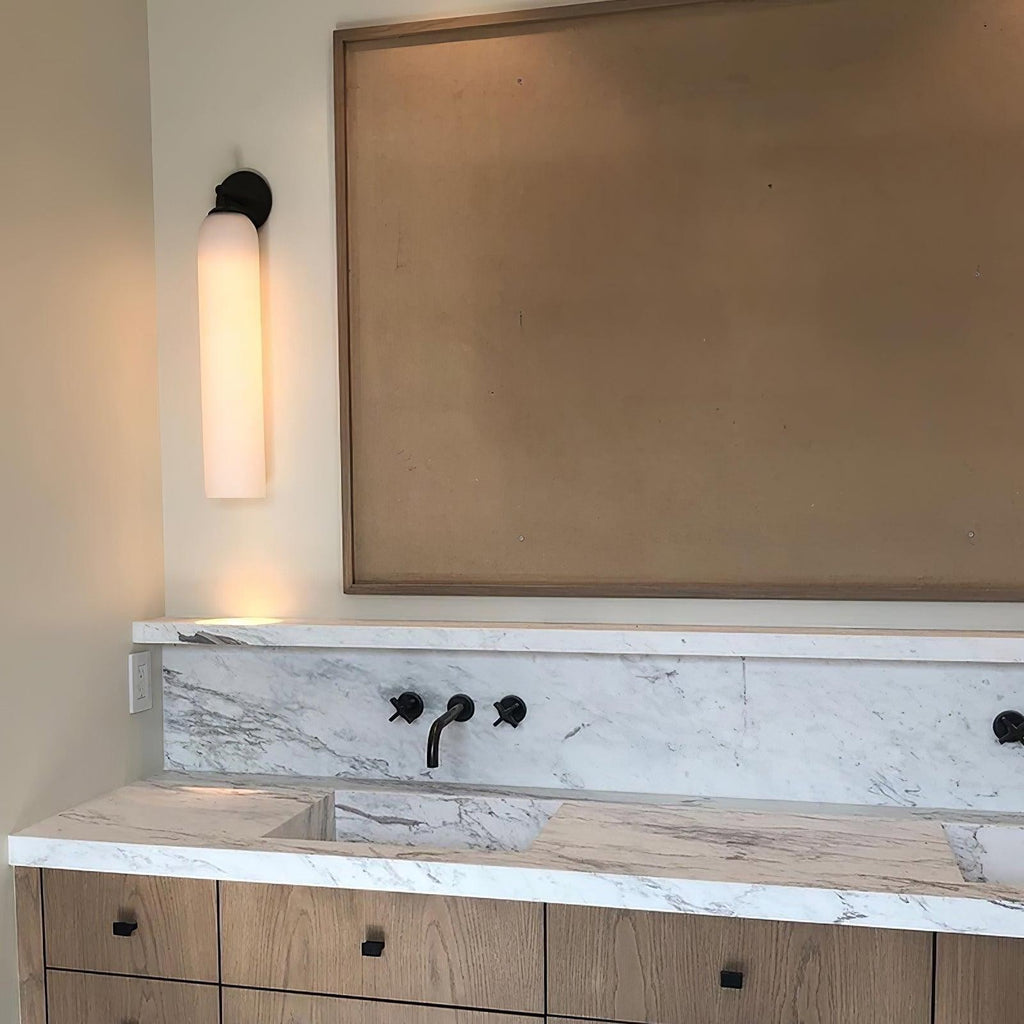 Veridian Cylindra Glass Wall Sconce