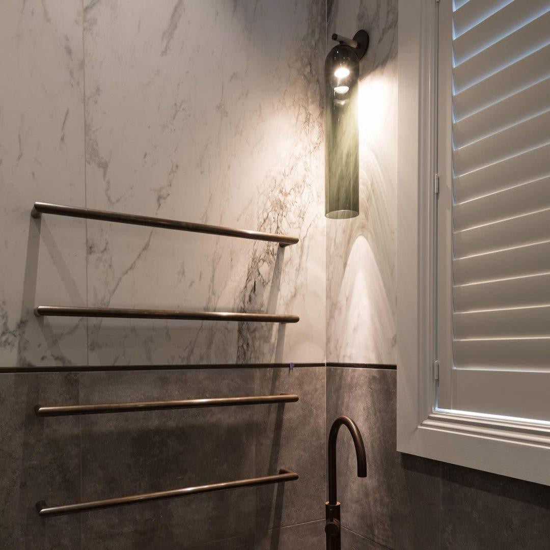 Veridian Cylindra Glass Wall Sconce