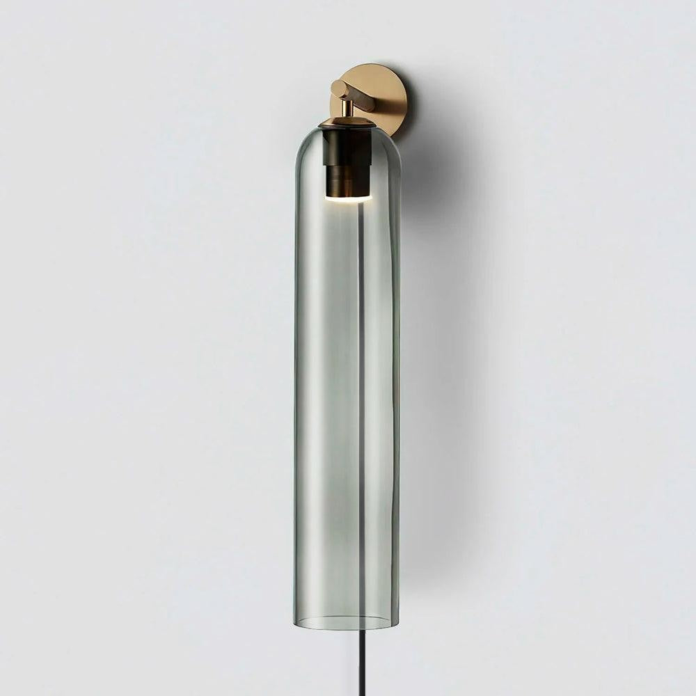 Veridian Cylindra Glass Wall Sconce
