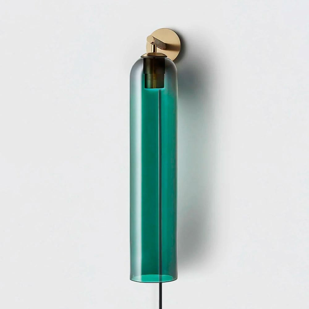Veridian Cylindra Glass Wall Sconce