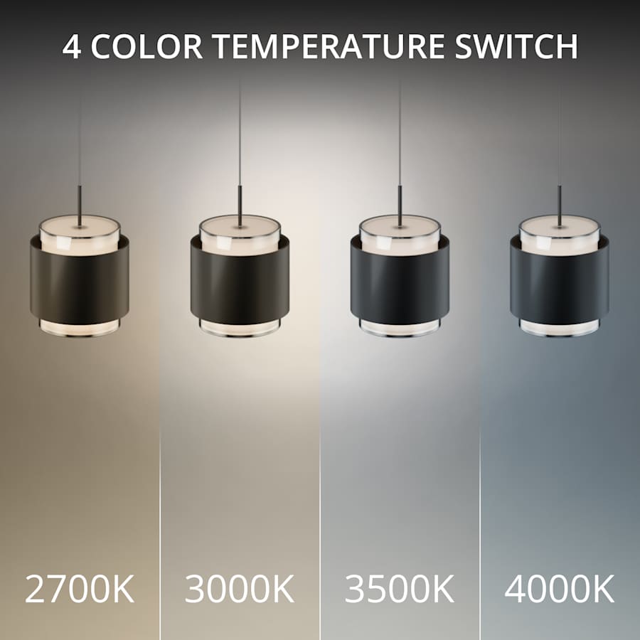 WAC Lighting Banded 23" Wide LED Multi Light Pendant