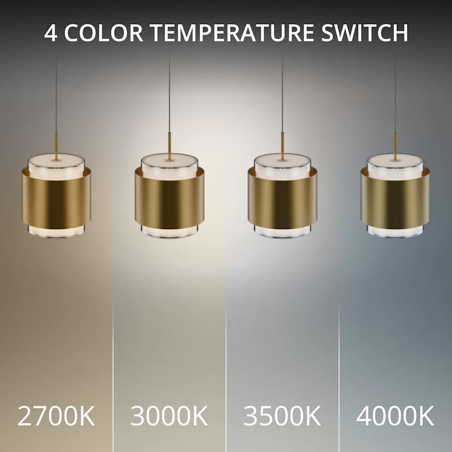 WAC Lighting Banded 26" Wide LED Multi Light Pendant