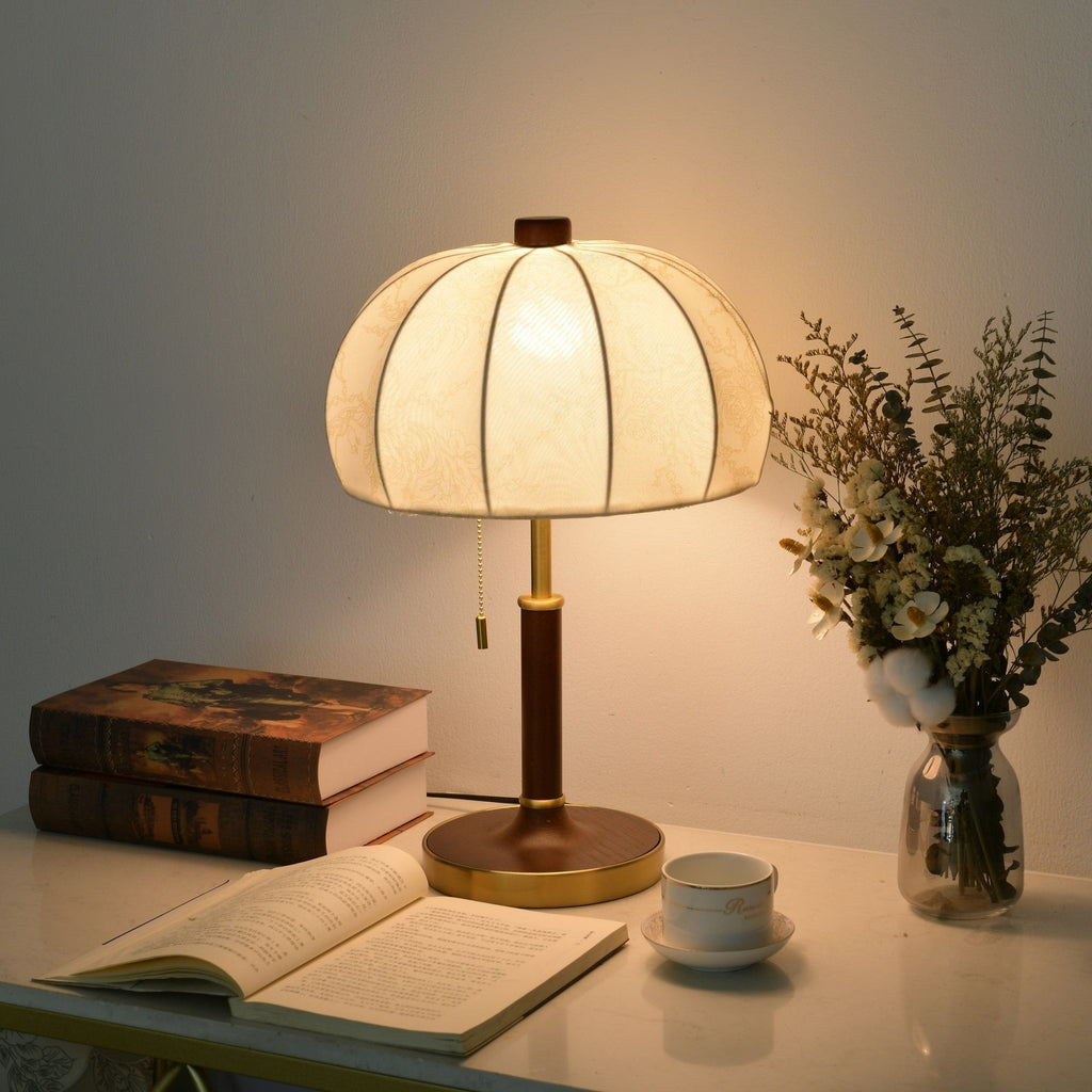 Walora Floral Fabric Table Lamp