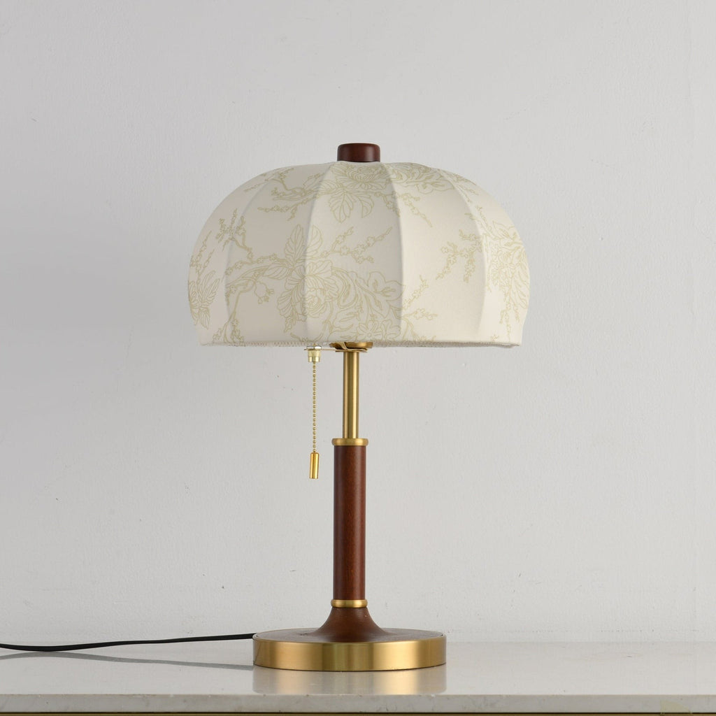 Walora Floral Fabric Table Lamp