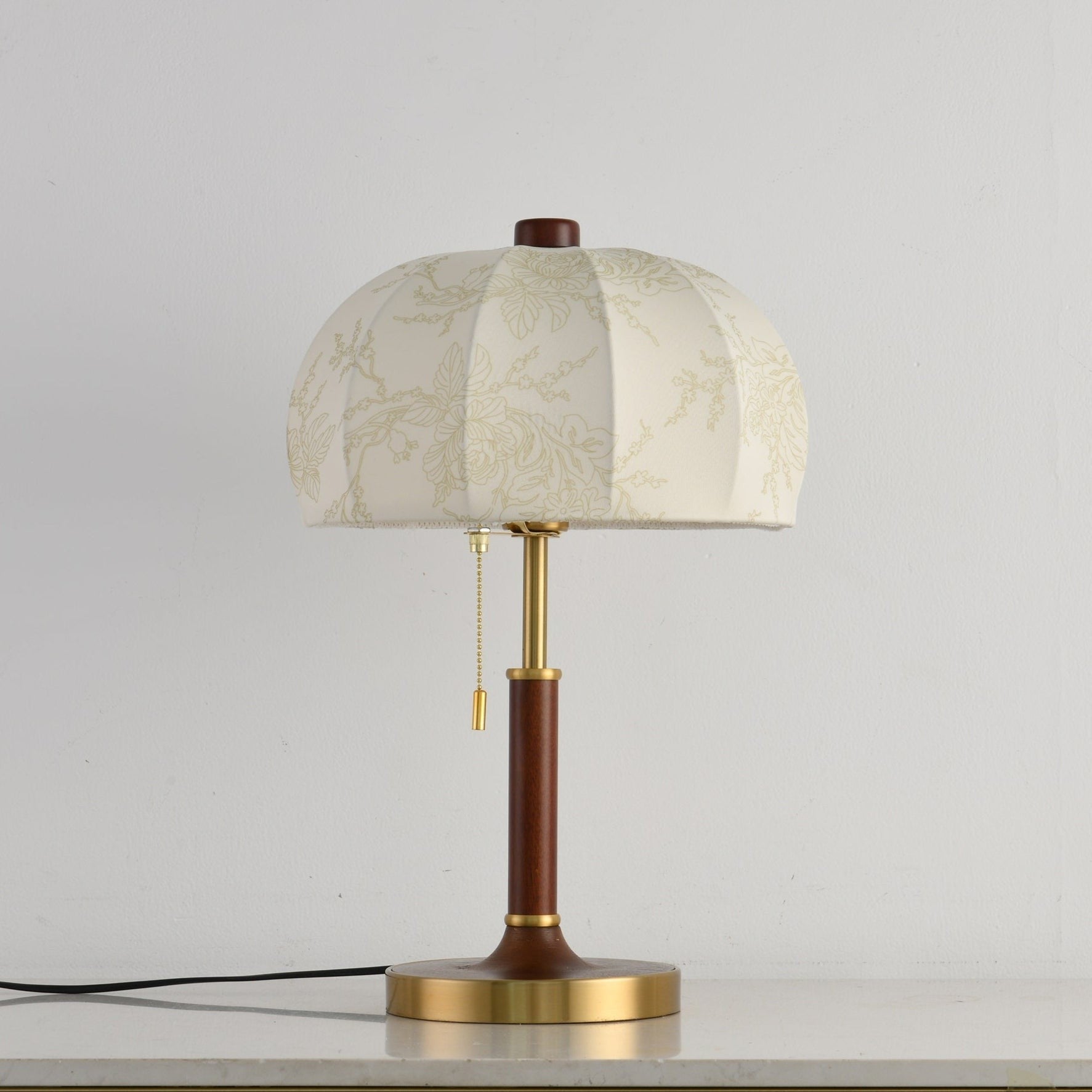 Walora Floral Fabric Table Lamp