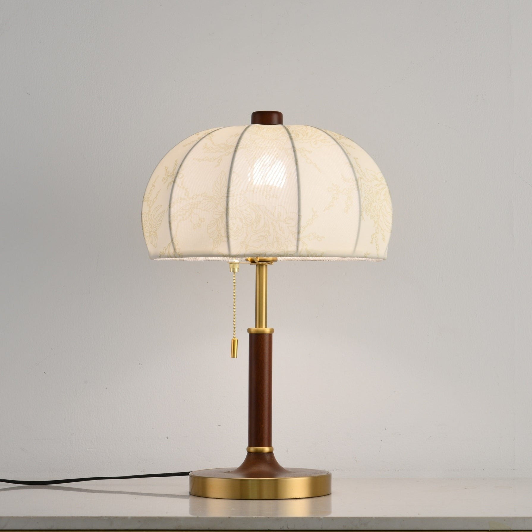 Walora Floral Fabric Table Lamp