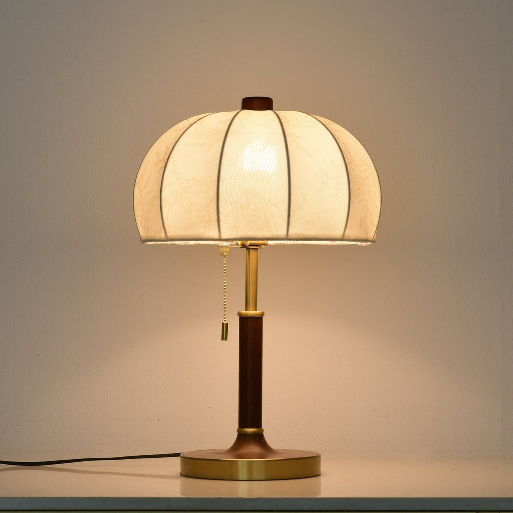Walora Floral Fabric Table Lamp