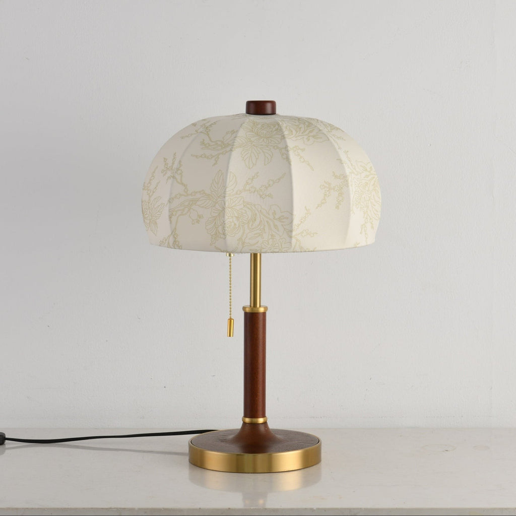 Walora Floral Fabric Table Lamp