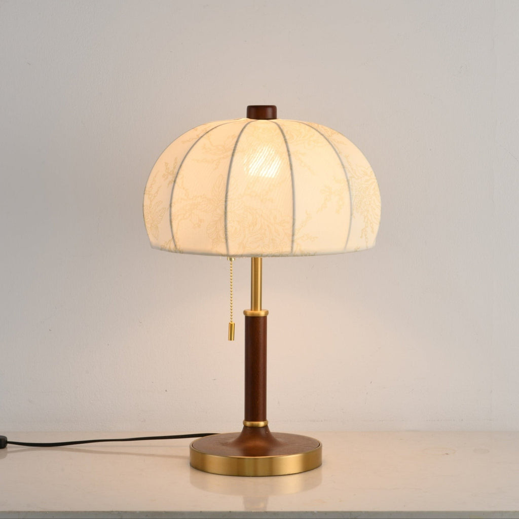 Walora Floral Fabric Table Lamp