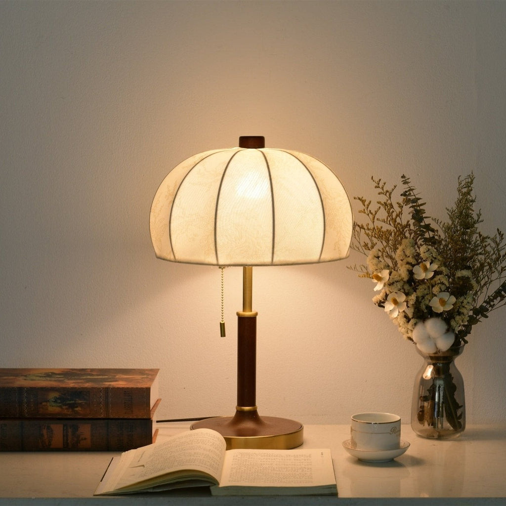 Walora Floral Fabric Table Lamp