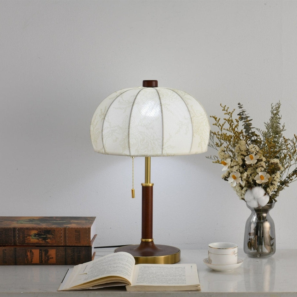 Walora Floral Fabric Table Lamp